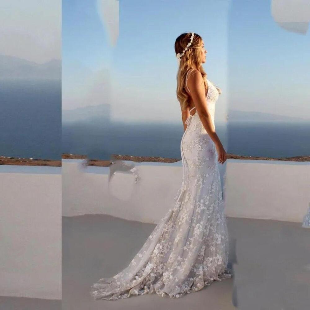 Bellago Fashions Flower Print Mermaid Gown...(Gown 1)